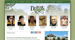 Desktop Screenshot of deborfuneralhome.com